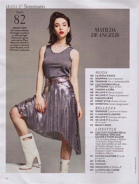 Matilde gioli, matilda de angelis. MATILDA DE ANGELIS SU GRAZIA - Woolcan