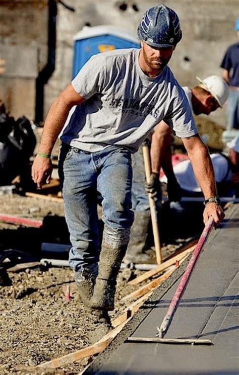 This is probably the most dreaded part of the question. Concrete worker | Working man, Hard working man, Rugged men
