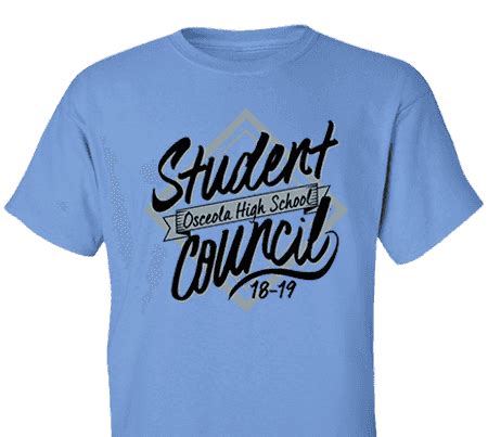 Custom Student Council Tees | Student council shirts design, Student council shirts, Student ...