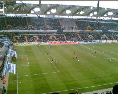 Im aok stadion, da das heimrecht getauscht wurde. Live Football: Stadion VfL Wolfsburg - Volkswagen Arena