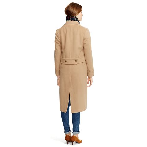 Free shipping on all orders over $150. Polo Ralph Lauren Camel Hair Coat in Natural - Lyst
