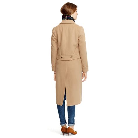 Camel hair polo coat | ralph lauren. Polo Ralph Lauren Camel Hair Coat in Natural - Lyst