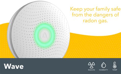 A statically charged teflon disc which has its charge reduced by the radon decay) that you need to keep in your home for a certain period of time (it can. Airthings Wave Smart Radon Detector with free app - Easy ...