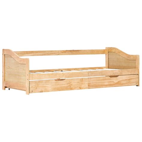 Parties and events are allowed on site. Wood Single Day Bed Sofa Guest Bed Frame with Pull Out ...