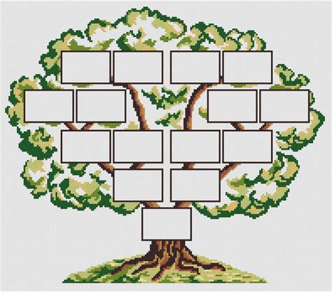 Imprimez et envoyez un magnifique arbre contenant la descendance et l'ascendance à chacun des membres de votre famille. Arbre Généalogique Original A Remplir Élégant ...
