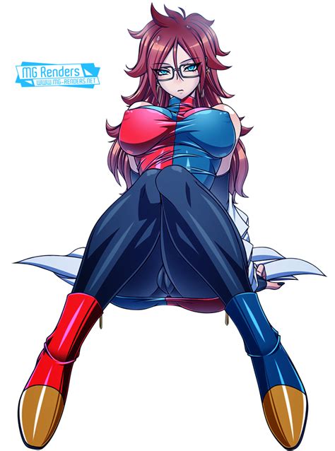 Most of the androids are said to have unlimited energy and eternal life. Dragon Ball - Android 21 Render 2 - Anime - PNG Image ...