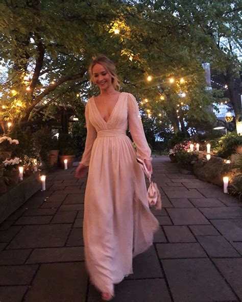 According to people magazine, lawrence's wedding dress was stored in a private guest room at the hotel viking in newport, rhode island, which is about a we're not surprised that lawrence enlisted a security squad the dior team to monitor the dress, since paparazzi are notorious for leaking celeb. Flipboard: Jennifer Lawrence wore a baby pink bridal gown ...