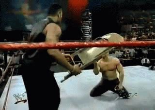 Homicide hits rob terry with a steel chair following a match on xplosion, and he hits him with the hardest part of the chair. 10 Most Dangerous Spots In WWE Raw History - Page 10