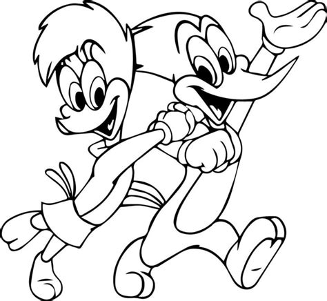 Free printable woody woodpecker coloring pages 07. coloring pages of woody woodpecker - Artesanato Total