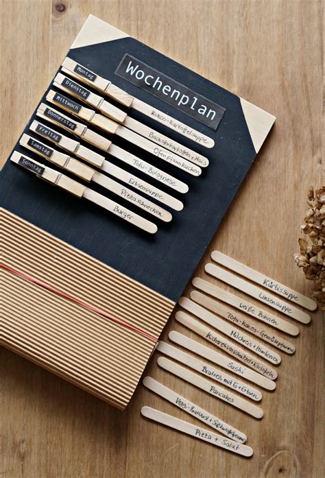 Speiseplan diy / diy speiseplan : Speiseplan Diy - Speiseplan für die Woche selber basteln ...