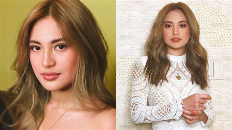 Scroll down and check out her slim body, short and/or medium dark brown hairstyles & haircuts. Julie Anne San Jose Dark Blonde Hair