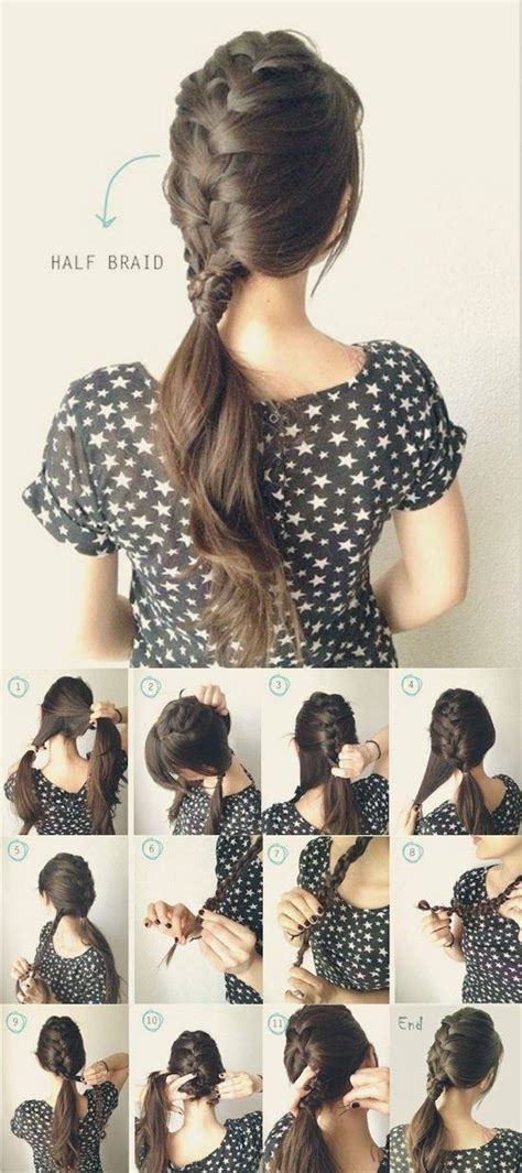 Simply make a french braid on one side of your head, extending towards to end of your hair. 10 Snazzy Braid Hairstyle Tutorials Every Girl Should Know