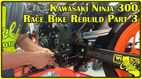 With both front and rear disc brakes. Kawasaki Ninja 300 Race Bike Rebuild Part 3 - YouTube