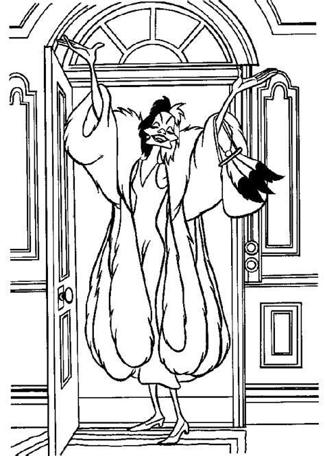 407x512 cruella de vil coloring page coloring pages activity sheets 1896x2449 cruella devil coloring pages online coloring printable Walt Disney Cruella De Vil Coloring Pages To Print