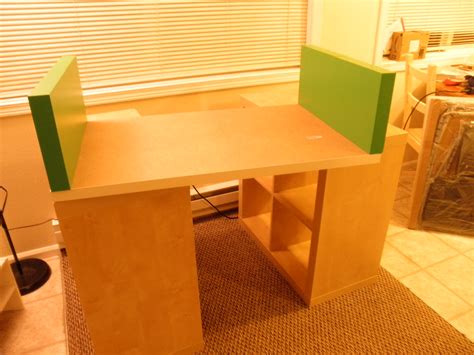 Bekant screen for desk gray ikea. A hybrid of three previous IkeaHacker standing desks ...