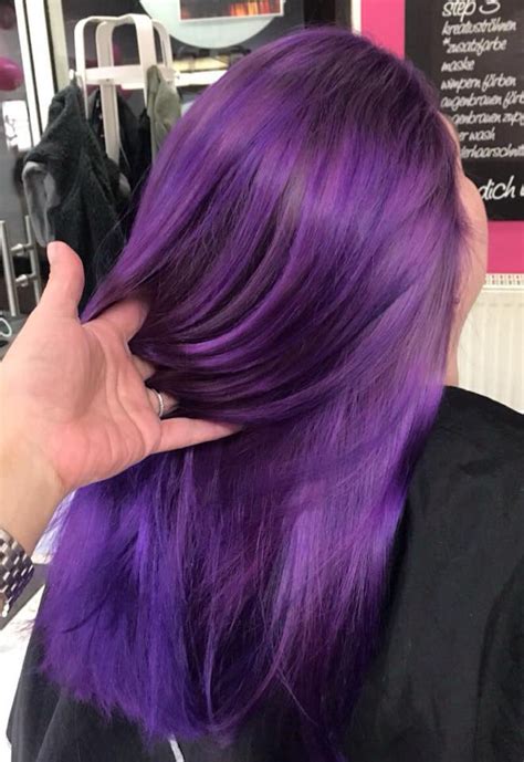 Lila haare blog von annas colorful loving world. Dark Purple - wunderschöne Lila Haare - 5x Salon in deiner ...