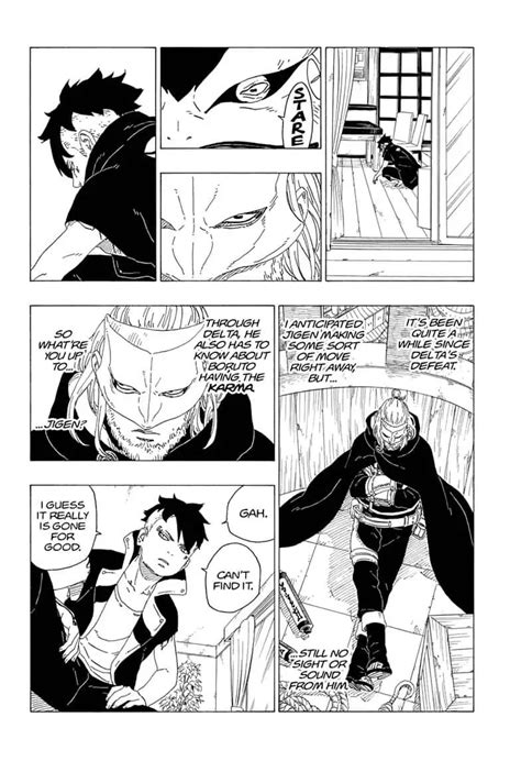 When sasuke returns to the village to warn naruto of an impending threat relating to deducing the motivations of kaguya otsutsuki, boruto persuades the uchiha to train him for the upcoming chunin exam to impress his father. Boruto: Naruto Next Generations - Chapter 36 - Manga Rock ...