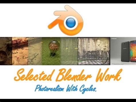 Rendering animations in blender can be difficult at times, but with the right knowledge it can be fast and easy. Blender 2.74 Photorealism with Cycles - YouTube