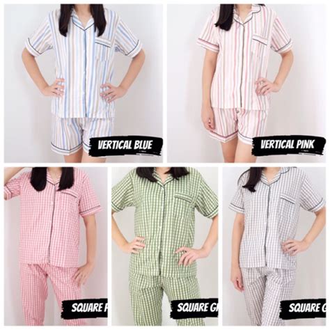 Baju wanita modern banyak macamnya, namun sudahkah kamu tahu bagaimana memadukannya dengan baik? PIYAMA WANITA KATUN GARIS KOTAK POLOS / SQUARE VERTICAL ...