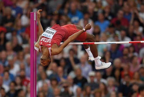 Qatari high jumper claims a first ever gold medal in the track and field with victory in the men's high jump. Athlete Mutaz Essa Barshim Feels Confident with Richard ...