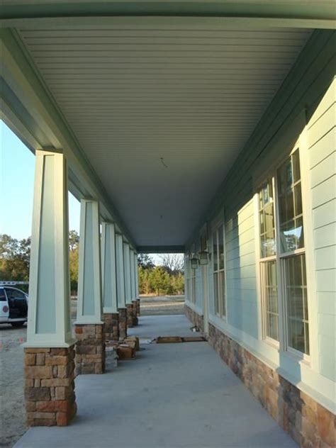 Using vinyl beadboard soffit for porch ceilings. beaded vinyl soffit and porch ceiling | Aluminum, Vinyl ...