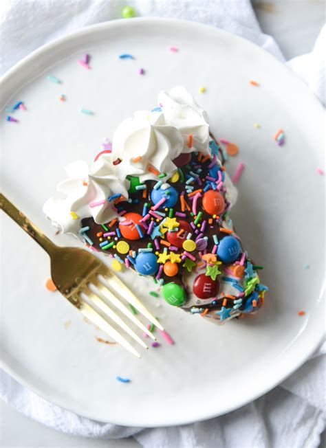 Get pastry chef angela pinkerton's recipe for sweet potato pie topped with whipped coffee cream at a coffee with that slice of pie? Confetti Ice Cream Fudge Pie with M&M'S. | How Sweet It Is