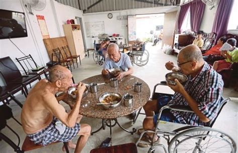 Old folk live in an old folk's home. 1 out of 10 elderly people in Malaysia may be victims of ...