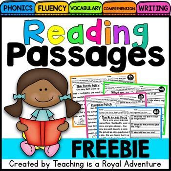 Practice reading comprehension skills by a simple activity interpreting illustrations and considering reading comprehension 101. Reading Passage FREEBIE | Reading passages, Phonics reading, Reading comprehension
