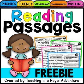 Included this bundle, are 89 passages focusing on each phonics component while focusing on reading fluency. Reading Passage FREEBIE | Reading passages, Phonics ...