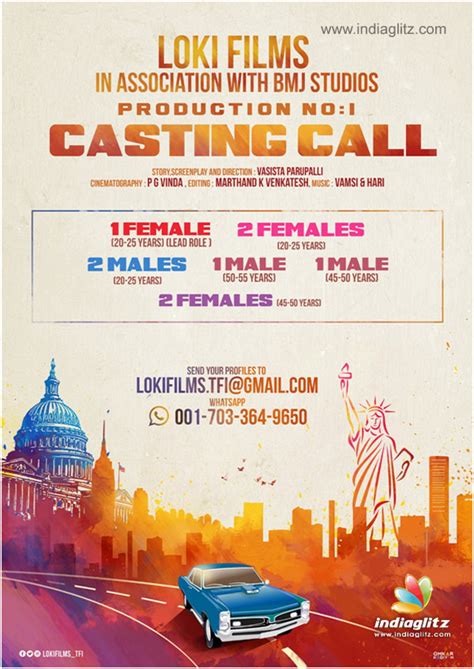 View and submit fan casting suggestions for loki! Good news! Casting call from Loki Films - Telugu Movie News - IndiaGlitz.com