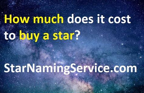 The prices of our star namings depend on your individual wishes. How much does it cost to buy a star name ...