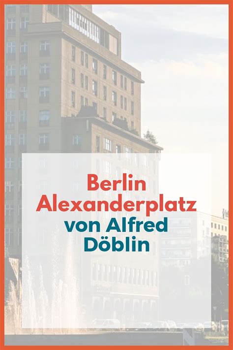 Freundlicher und guter service, lange wartezeit Berlin Alexanderplatz (Alfred Döblin) - nachgeholfen.de ...