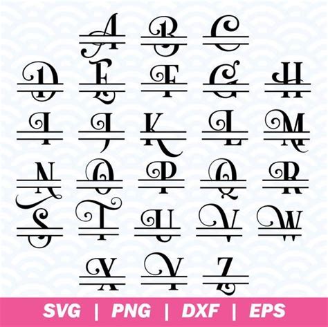 Letter r split monogram svg, split monogram svg, letter r cricut by tlsdigitaldesigns thehungryjpeg com. Split Monogram SVG Split Font Svg Initial Svg Letter Svg ...