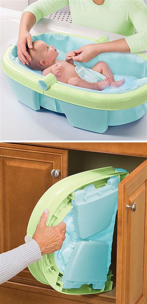 Newborn baby bath tubs are used to, well, bathe newborns! Newborn to Toddler Bath Tub // Folds for Easy Storage ...