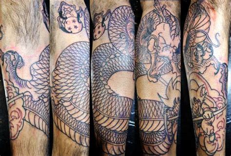 Tattoo artist steve butcher's dragon ball z stomach tattoo is epic, one of the best scenes from dragon ball z! Shenron Dragon Ball Z Sleeve tattoo | Tattoos | Pinterest ...
