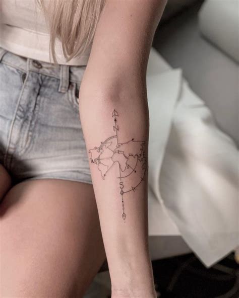 Les images infrarouges sont utiles pour prévoir la nébulosité, de jour comme de nuit. 40 Tatouages Carte du Monde | TATOUEZ