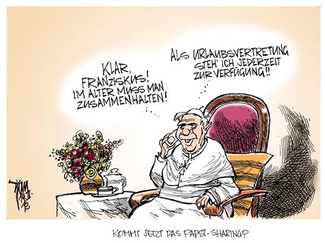 Denn die ständige impfkommission (stiko) empfiehlt in deutschland nach wie vor einen abstand von zwölf wochen zwischen erster und. Franziskus Archives - Janson-Karikatur