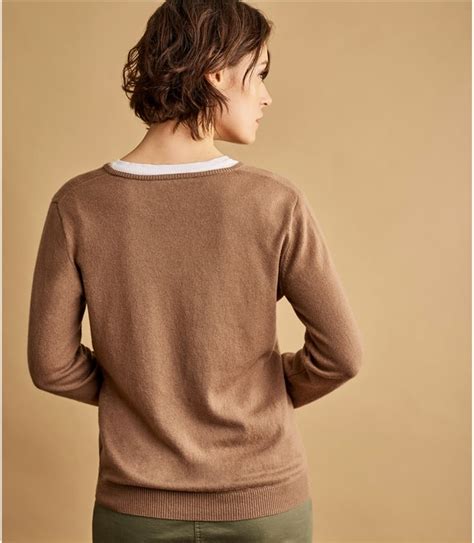 Pullovers in various colors and styles, made using only the finest natural fibers to guarantee total comfort. Dark Camel | Womens Cashmere & Merino V Neck Knitted ...