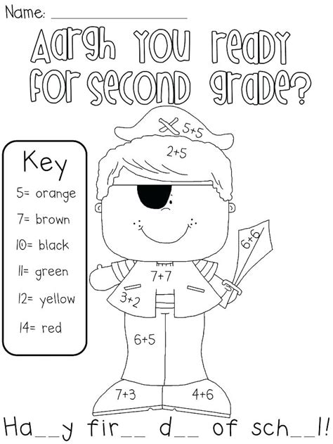 Sight word coloring sheets for end of the year and summer sight. Coloring Pages Second Grade at GetColorings.com | Free ...