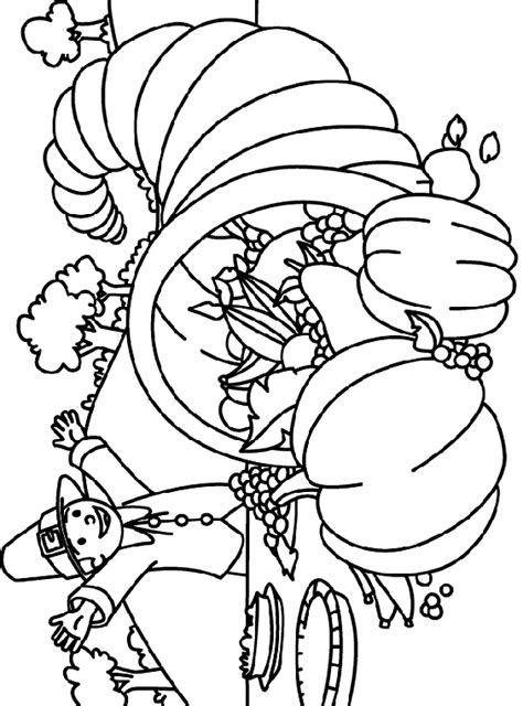 Cut out around the outside. Giving Thanks Coloring Page | crayola.com