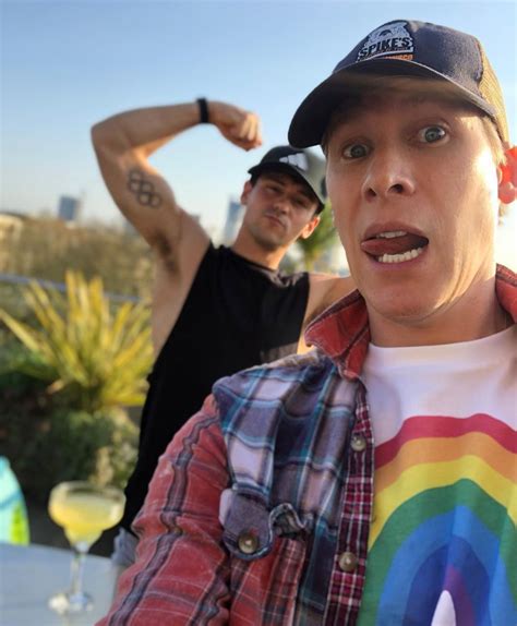 laineygossip the good wife dance party!! Dustin Lance Black on Instagram: "Sun's out, guns out ...