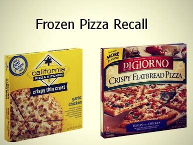 We have a great deal on california pizza kitchen frozen pizza at target! The Injury/Product News GUIDE:: RECALL ALERT: California ...