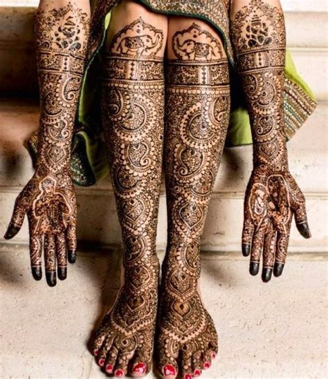 Indian weddings comprise of a host of pre and post wedding rituals that extend the happy occasion through days before and after the actual wedding day. Indian intricate bridal henna | HENNA DESIGNS | Pinterest