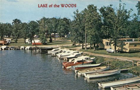 Are you planning on camping in lake of the woods, minnesota? Camping and Boating Lake of the Woods, MN Postcard