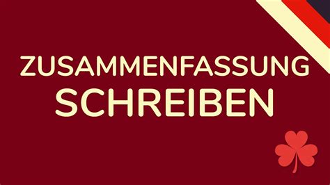 Scopri ricette, idee per la casa, consigli di stile e altre idee da provare. ZUSAMMENFASSUNG SCHREIBEN DEUTSCH schnell & einfach ...