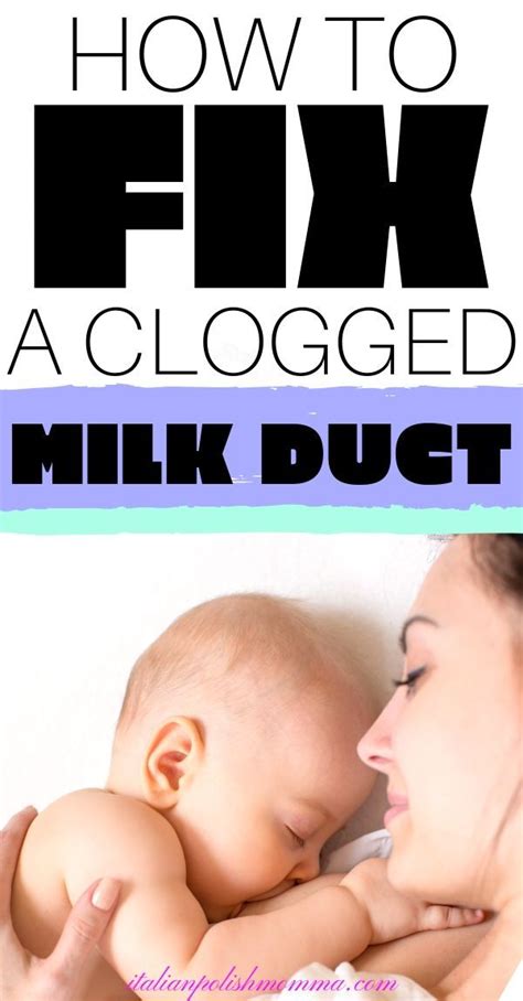 How do i know if i have a clogged milk duct? Pin on Breastfeeding