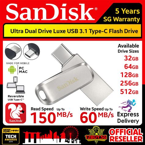 Wystarczy podłączyć dysk flash usb sandisk ultra®. SanDisk Ultra Dual Drive Luxe USB 3.1 Type-C Flash Drive ...