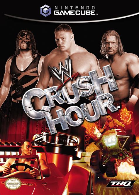 In a twisted metal game? WWE Crush Hour (USA) GameCube ISO