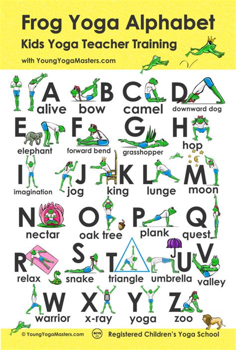 This alphabet yoga video is a combination of yoga poses, animal poses and other fun movements to make up something for every letter of the . Free Print and Play Archives - Young Yoga Masters