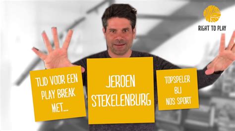 Tijd Voor Een Play Break Met NOS Sportverslaggever Jeroen ...